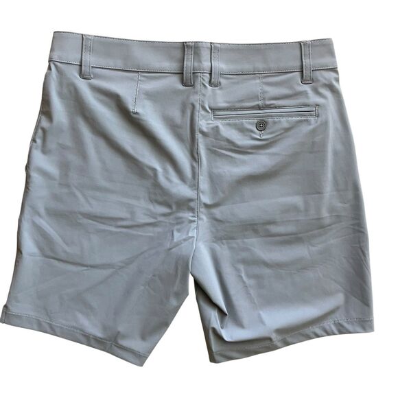 Rhone Shorts Mens 28 Grey Resort Smoked Pearl Stretch Italian Quick Dry UPF 50 - Picture 9 of 10
